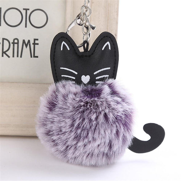 New Fluffy Kitty Keychain